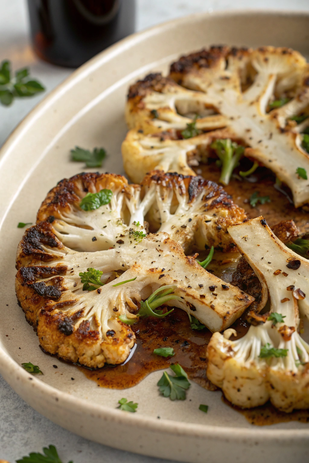 Buffalo Cauliflower Steak Recipe
