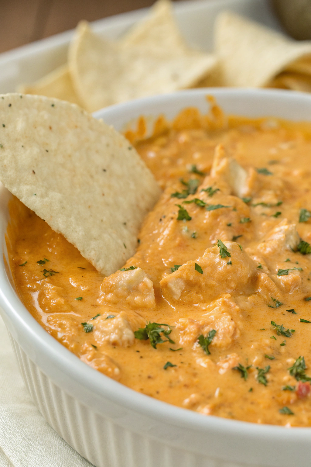 Cheesy Crock Pot Buffalo Chicken Dip Recipe