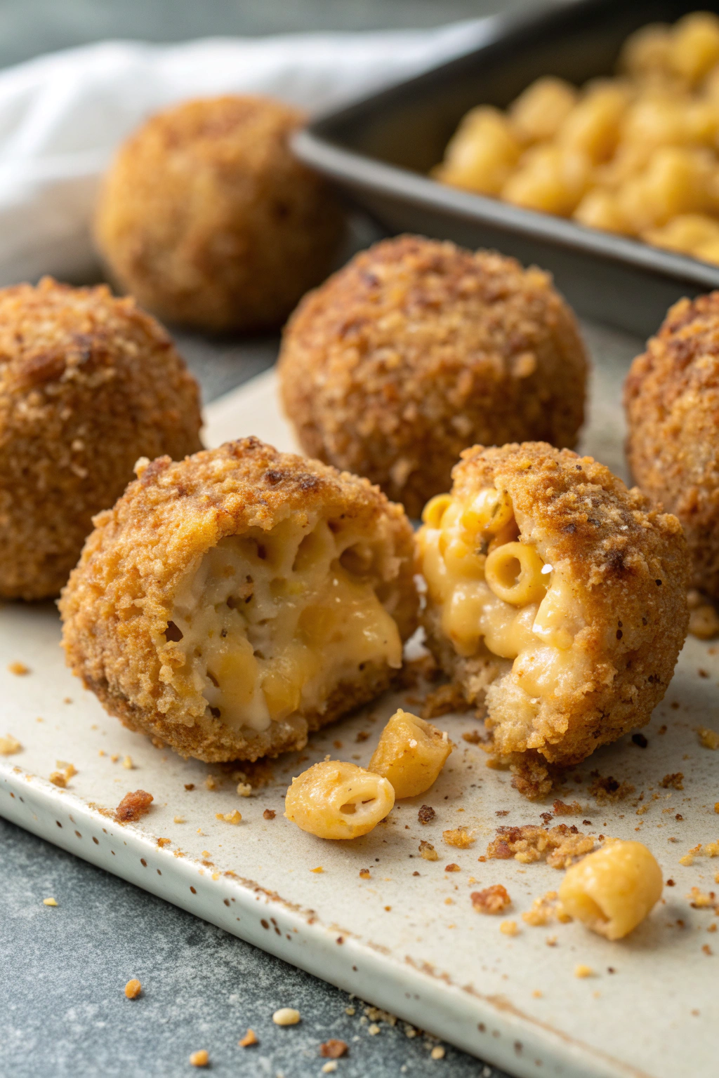 Crispy Air Fryer Mac and Cheese Balls Recipe