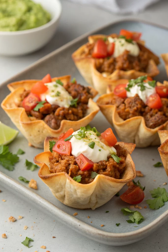 Easy Taco Cups Recipe