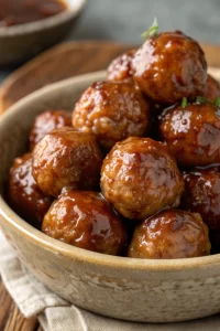 Fall Maple Glazed Meatballs Recipe