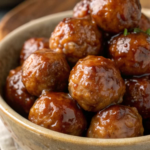 Fall Maple Glazed Meatballs Recipe