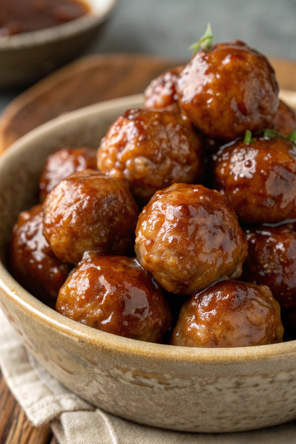 Fall Maple Glazed Meatballs Recipe