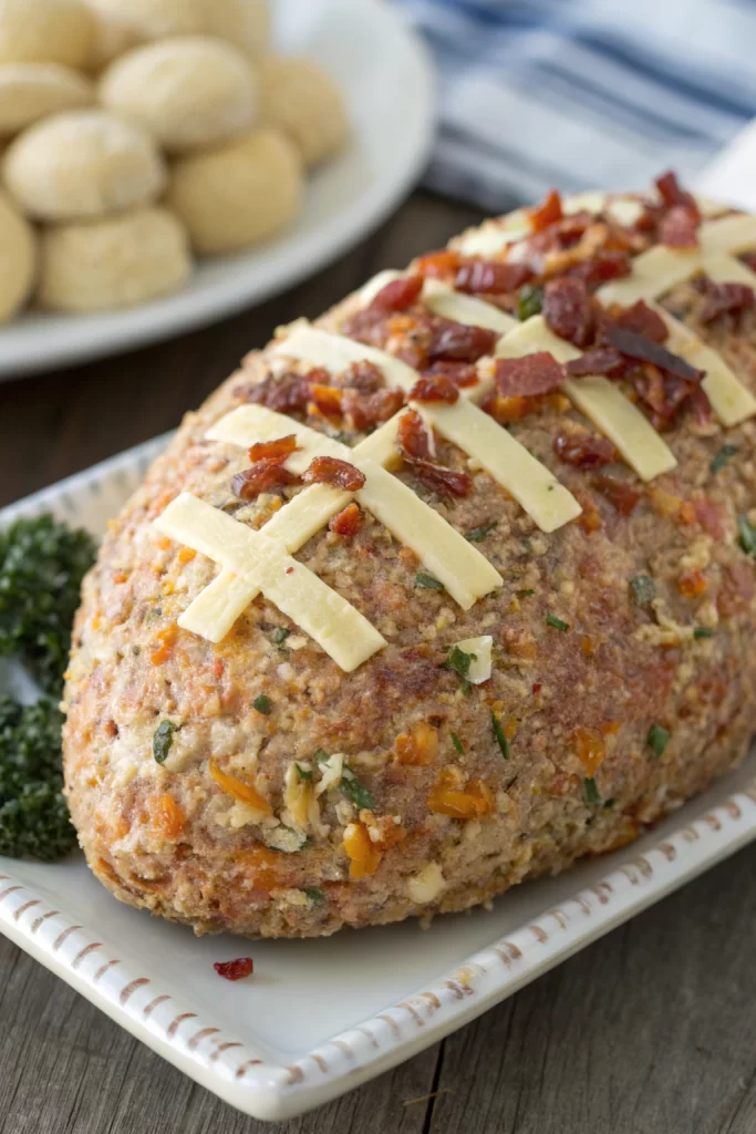 Jalapeno Popper Football Cheese Ball Recipe