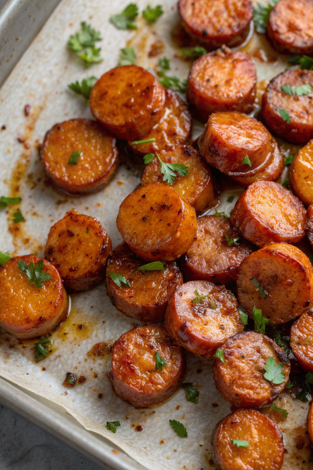 Mustard Hasselback Kielbasa Bites Recipe