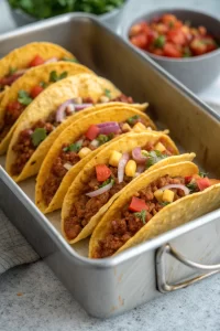 Oven-Baked Cheesy Tacos Recipe