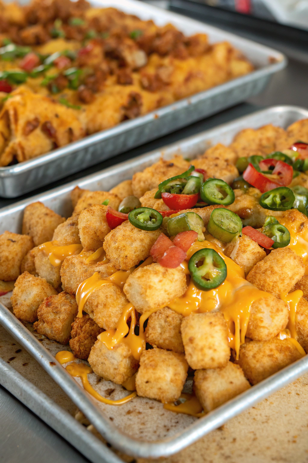 Tasty Loaded Tater Tot Nachos Recipe